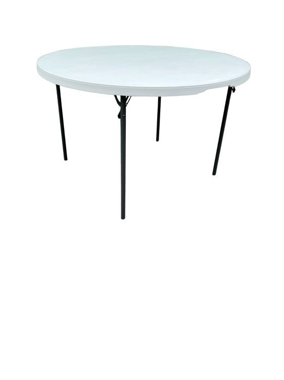 4ft Round White Table